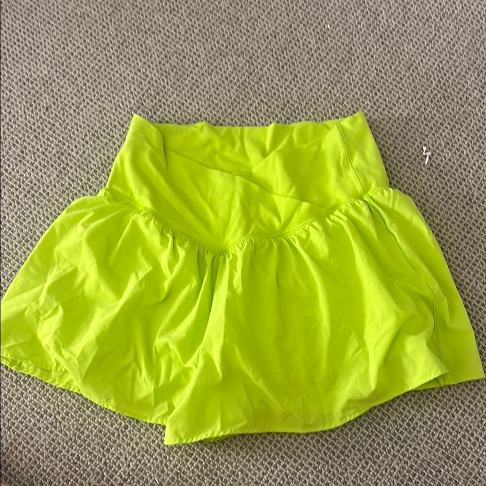 Vibrant Lime Green Women's Skirt